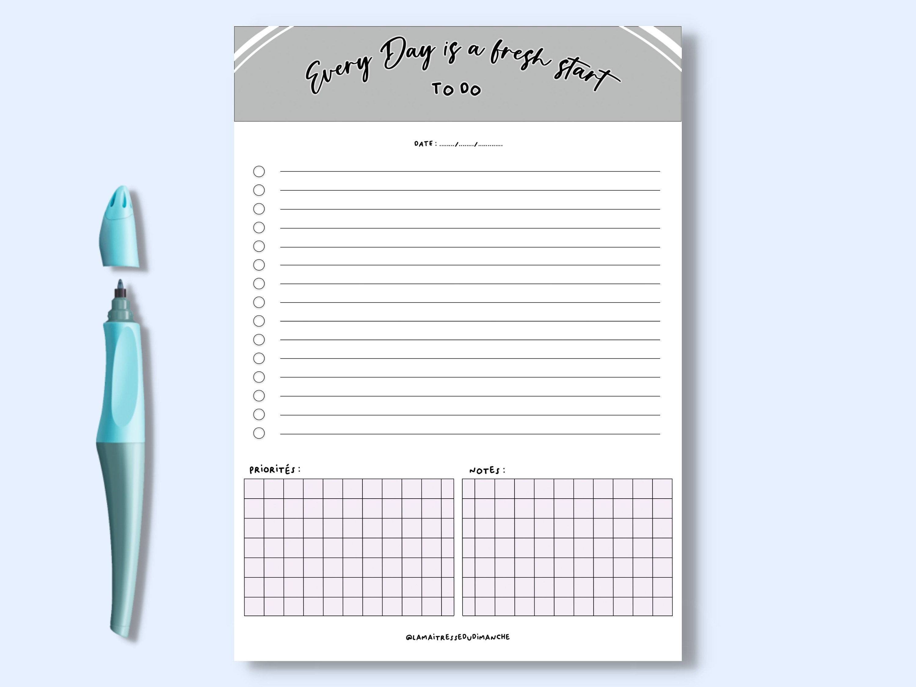 To Do List | Made in France - Format A5