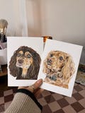 100% Handmade Watercolor Pet Painting | Dog Portrait | Cat Portrait | Animal Portrait | Custom Pet Painting from Photo | 5x7”