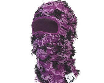 GCBalaclava Eclusive Drop Premium Distressed Balaclava Ski mask Yeat Inspired Knit Balaclava Handmade Popular OS