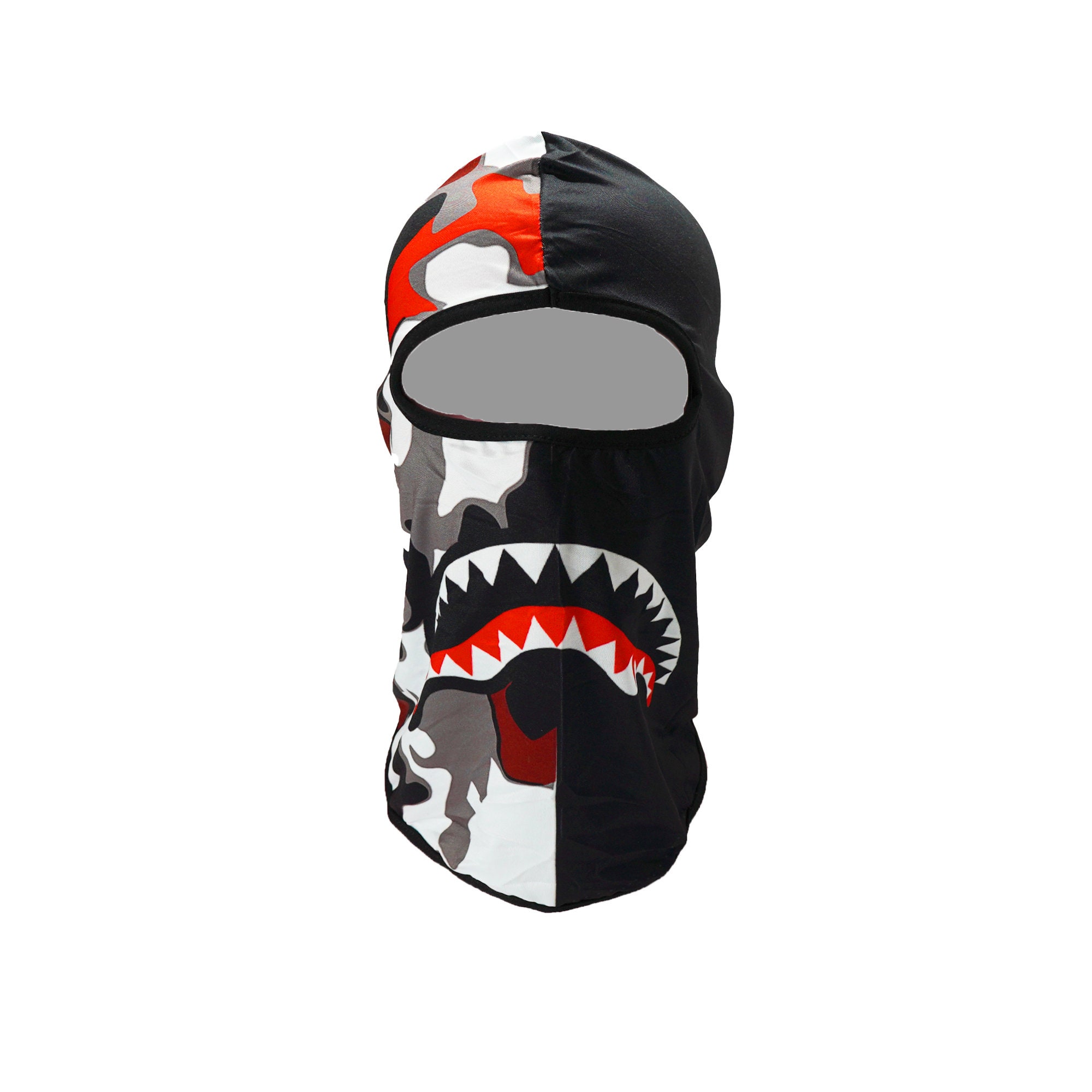 Shark Mouth Camo Luxury Premium Dri Fit Balaclava Ski Face - Etsy