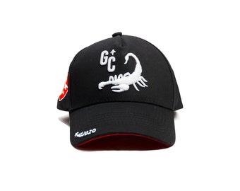 GCBalaclava Scorpion Baseball Cap Hat Trucker Pro | Trending Popular Hat Red Bottom Beige Red Fashion Hat | Gifts for him her Popular