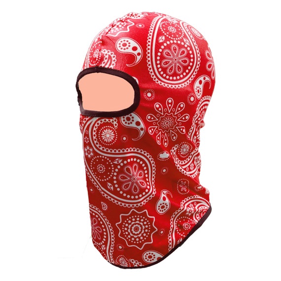 Paisley Lightweight Ski Mask Balaclava Face Mask Hood Cap . 