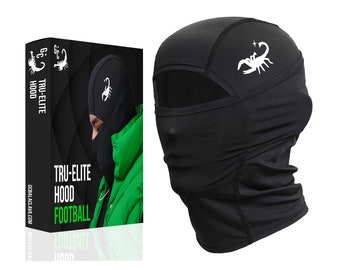 True-Elite Adult Ski Mask, Shiesty Mask, Hyperwarm Hood Balaclava | Full Face, Lightweight & Moisture Wicking - Tight Fitting (Black)