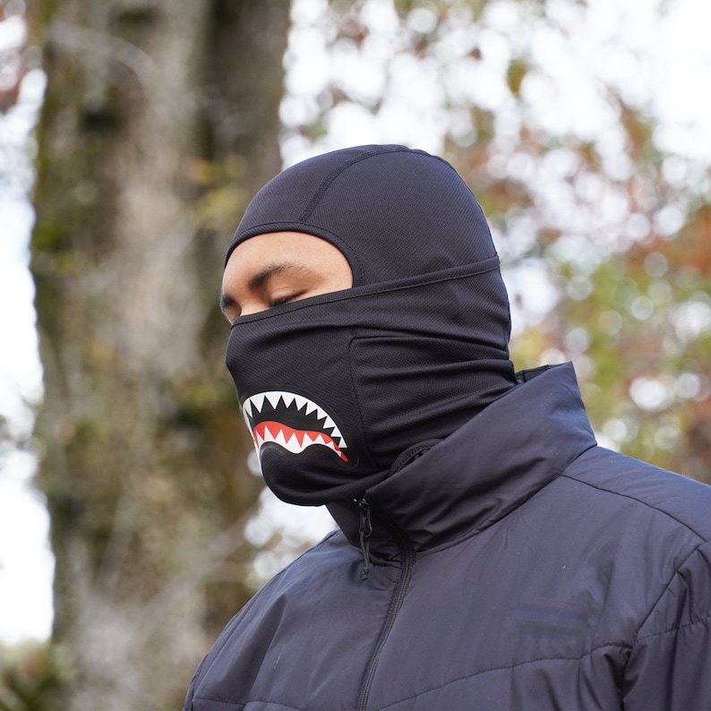 Shark Mouth Luxury Premium Dri fit Balaclava Ski Face Mask image 3