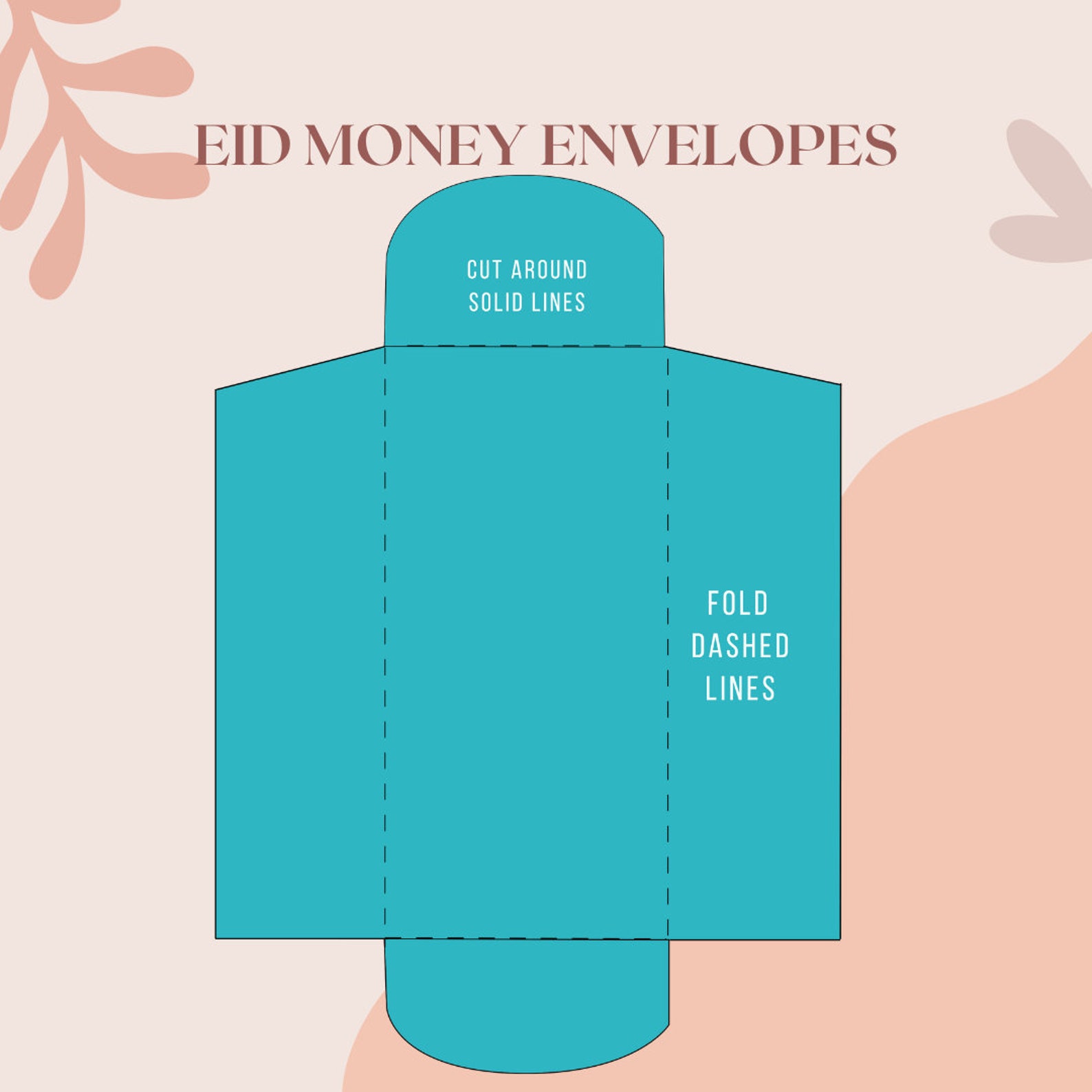 Printable EID Money Envelope-mosque Door. Eideya Eid Money - Etsy