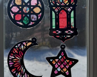 Kit attrape-soleil DIY pour le Ramadan et l'Aïd (4 au total)