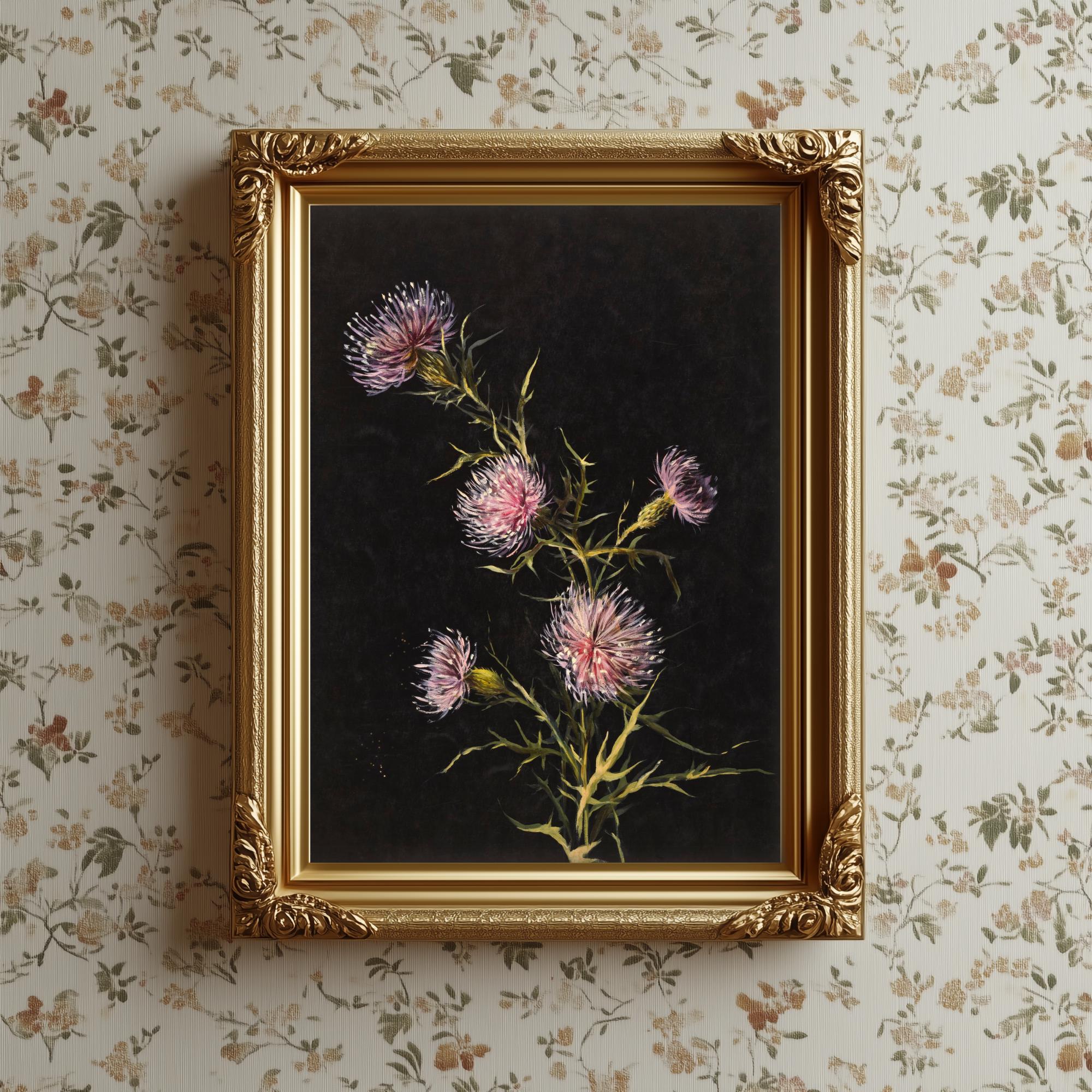 Moody Floral Still Life Printable Vintage Flower Wall Art | Eclectic ...