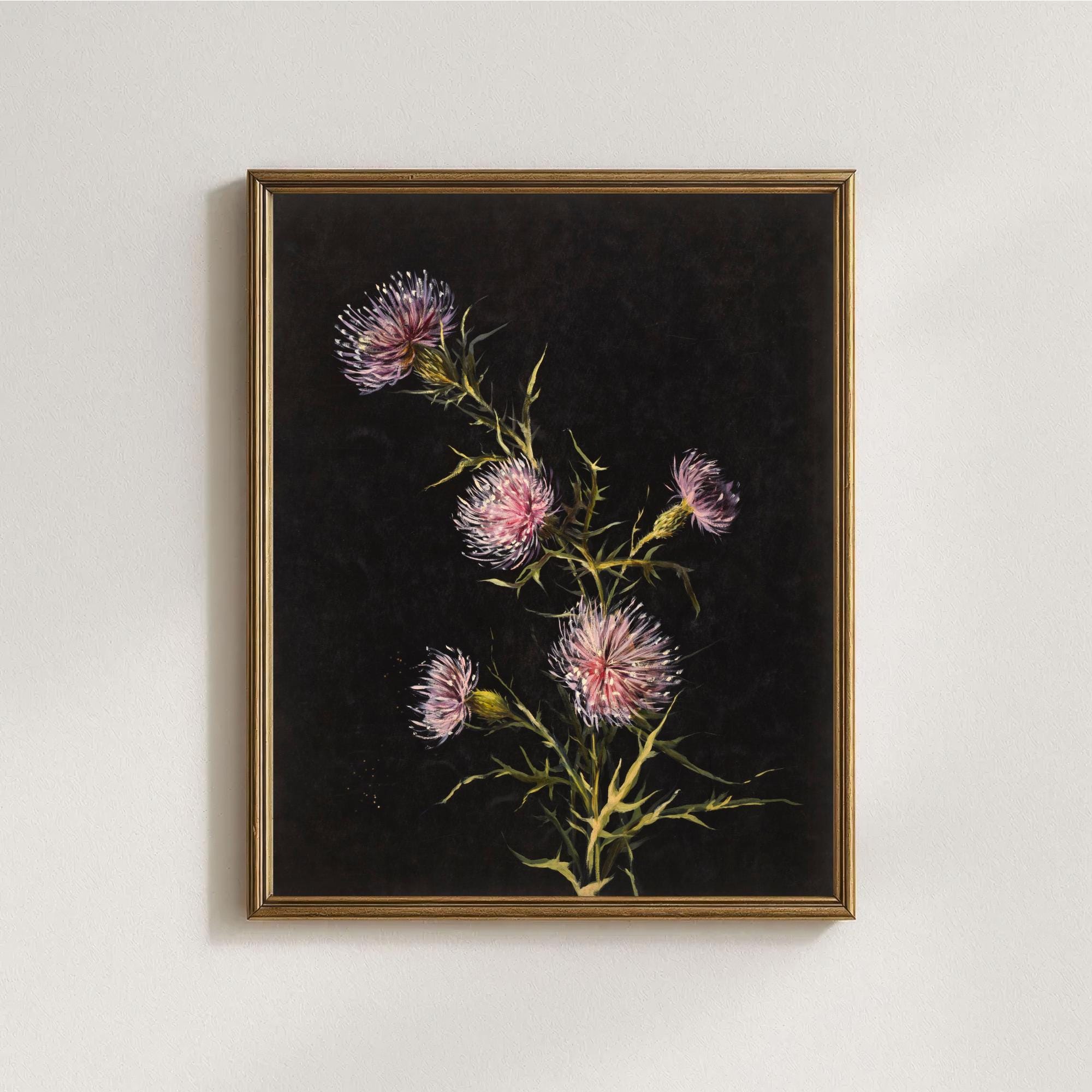 Moody Floral Still Life Printable Vintage Flower Wall Art | Eclectic ...