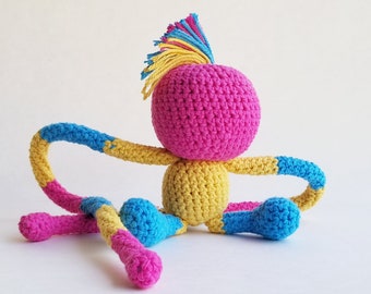 PANSEXUAL "Pride Friend" - LGBTQ Crochet Flag Doll