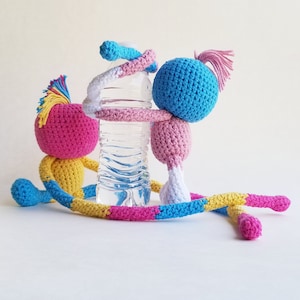 TRANSGENDER &quot;Pride Friend&quot; - LGBTQ Crochet Flag Doll