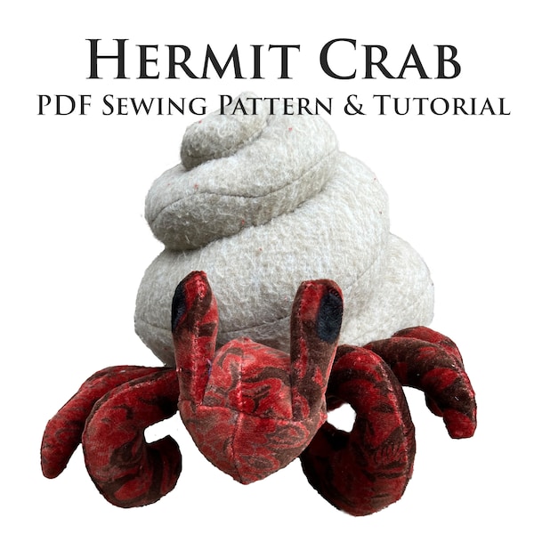 Hermit Crab PDF Sewing Pattern Fostering Sewing Patterns