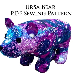 Memory Bear Pattern/ Keepsake animal/ Projector and home printer patterns/ Realistic Bear Plush/ Ursa Bear
