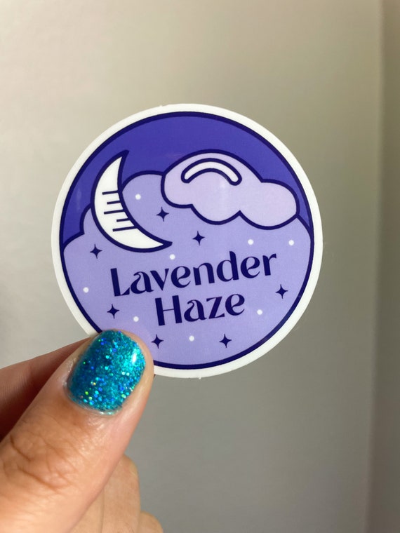 Lavender Haze Holographic Stickers | Taylor Swift Vinyl Stickers