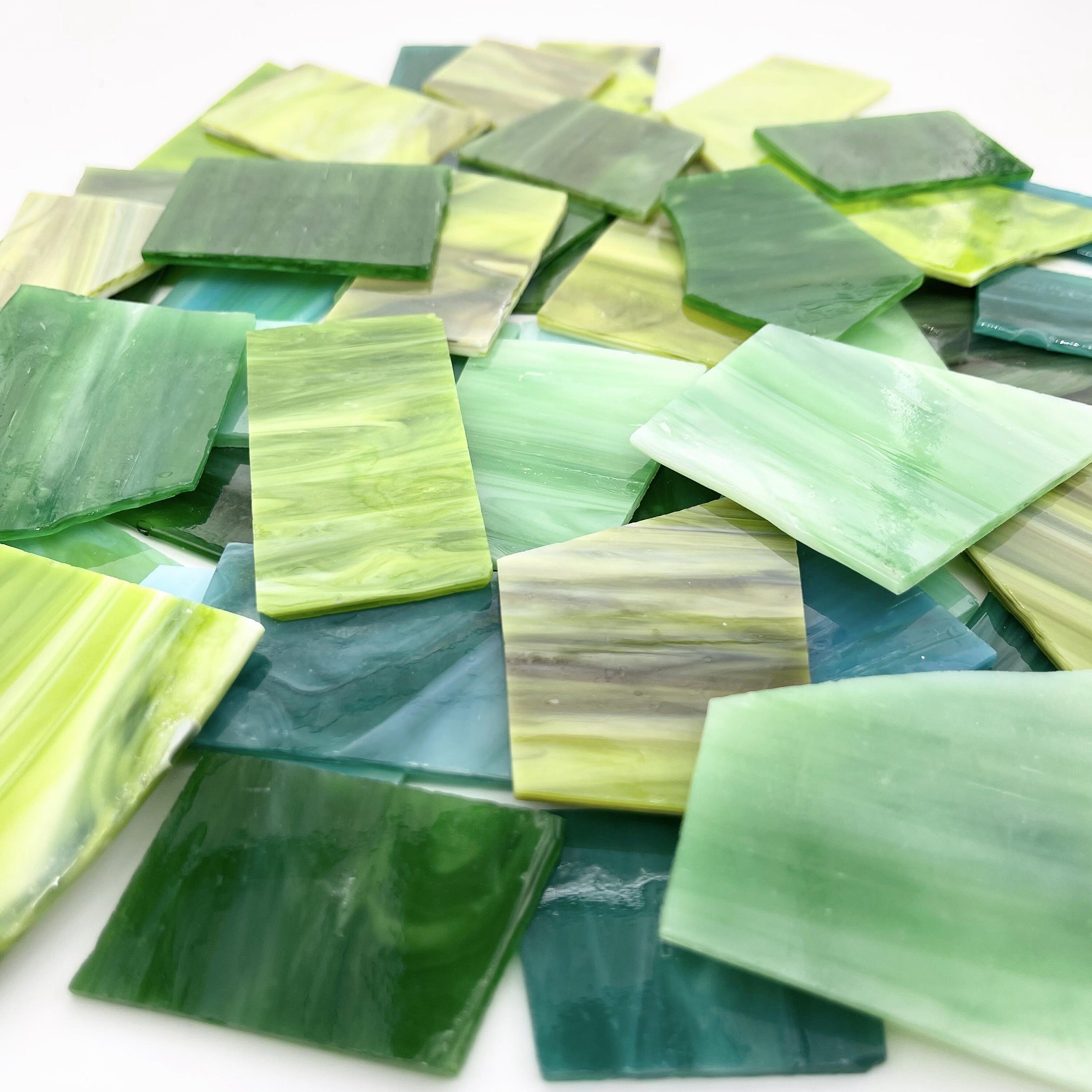 Unicoshape mosaic tiles for crafts bulk stained glass sheets etsy