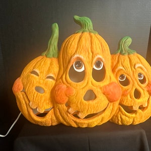 Halloween Pumpkins with light