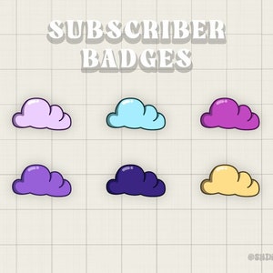 Cloud Badges - Twitch Streaming