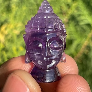 Amethyst Buddha Head, Amethyst Buddha, Crystal Gifts, Buddha Head, Gemstone Buddha, Buddha Carving, Buddha Head Decoration, Buddha Necklace