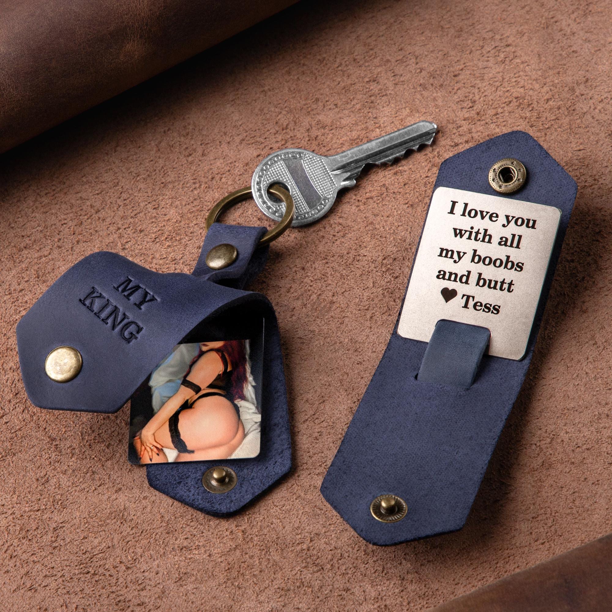 Drive Safe Keychain For Husband - I Love You Gift From Wife For Birthday, Anniversary & Christmas