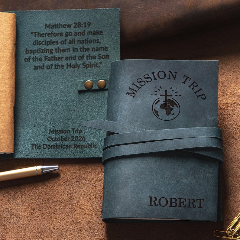 Pastor Gift, Personalized Prayer Journal, Pastor Appreciation Gift, Leather Prayer Journal for Men, Religious Gifts image 13