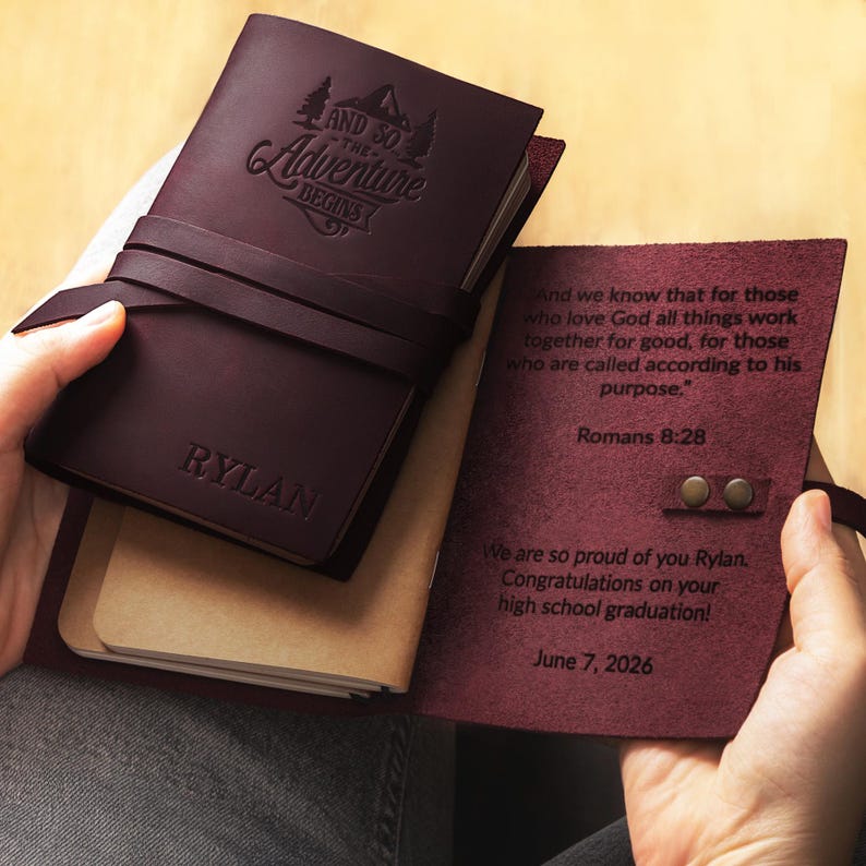 Pastor Gift, Personalized Prayer Journal, Pastor Appreciation Gift, Leather Prayer Journal for Men, Religious Gifts image 14