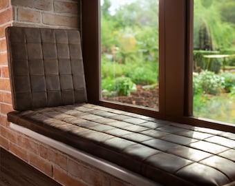 Custom Style Window Bench Seat Pad, Indoor Bench Pad