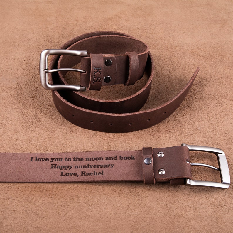 Leather belt for men with monogram, mens leather black belts, mens leather belts, handmade belt for men, mens belt, leather belt, belt image 10