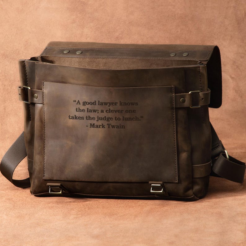 Mens leather laptop briefcase, Leather office bag for man, MacBook leather bag, custom leather briefcase image 20