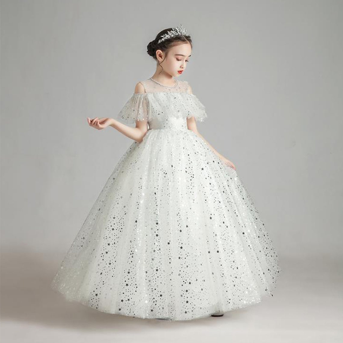 Petite fille robe de princesse de mariage blanc Etsy