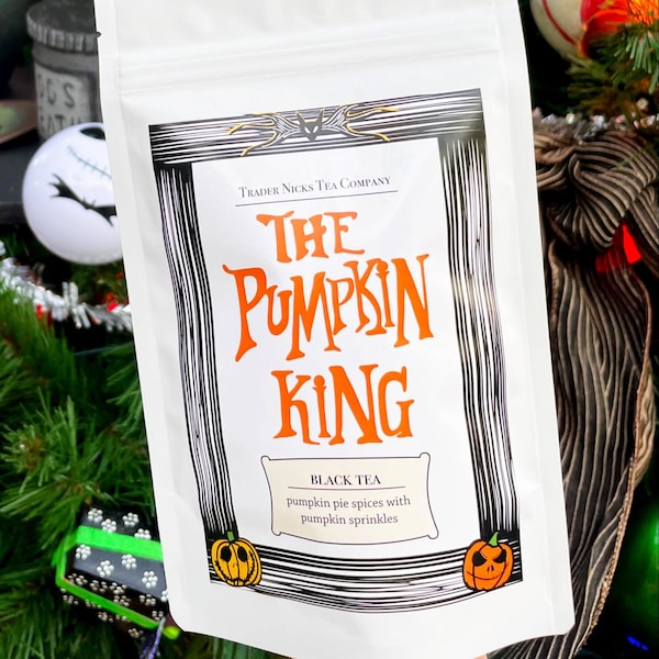 Pumpkin King - Jack Skellington inspired Pumpkin Spice Halloween Black Tea