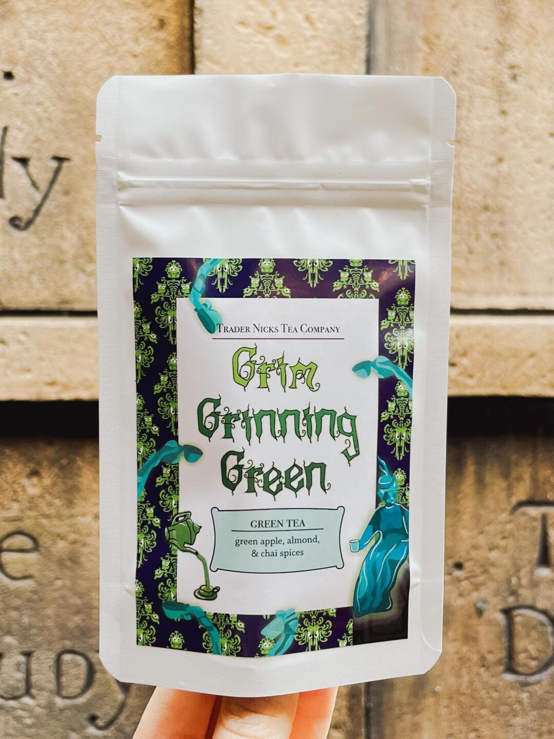 Grim Grinning Green Haunted Mansion Tea With Spiced Apple - Etsy