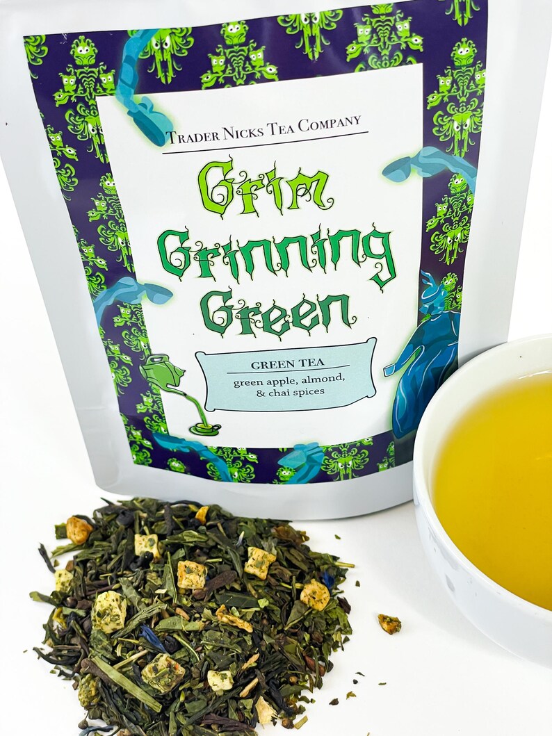 Grim Grinning Green Haunted Mansion Tea With Spiced Apple - Etsy