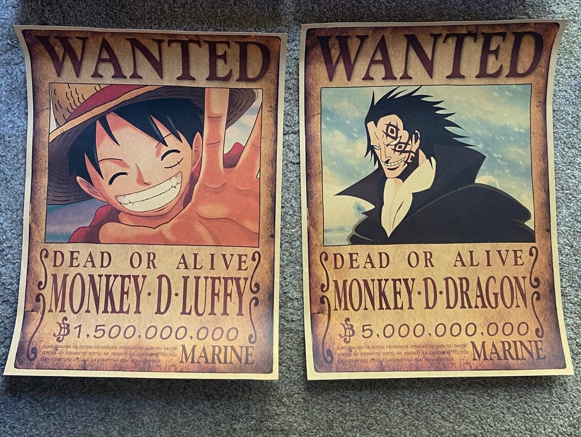 One Piece Bounty Posters | Etsy