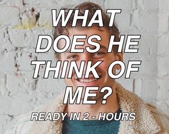 How does he feel reading, How does he feel about me? Same day Reading