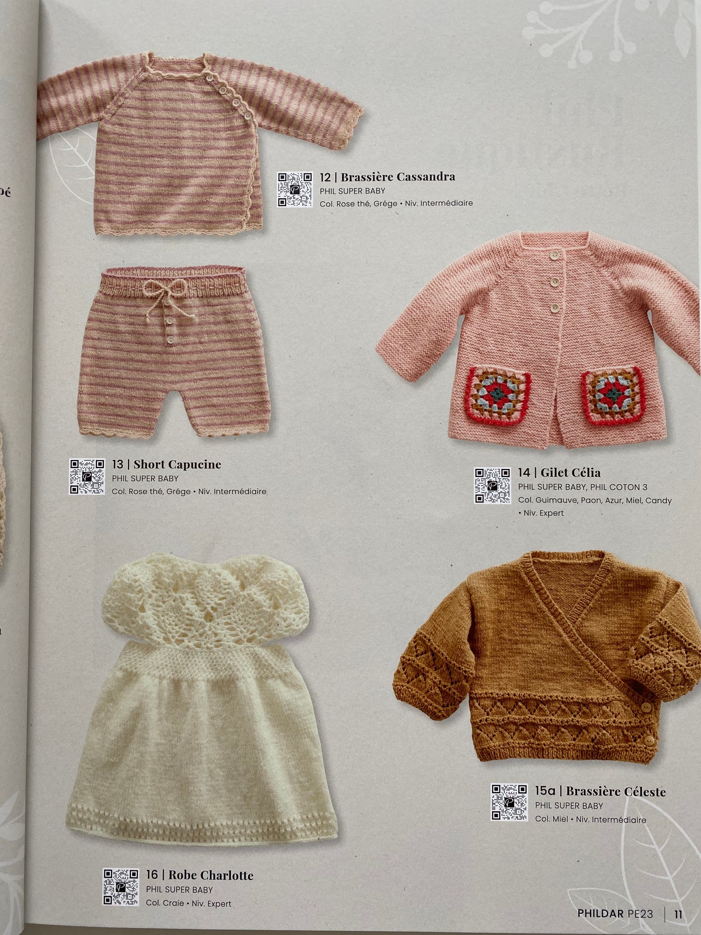 Knitting Magazine PHILDAR No. 223 S/S 2023, Knitting Patterns for