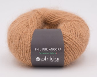 Phil PUR ANGORA, 100% Angora, Angoragarn, fair gehandeltes Angoragarn, Kaninchenwolle, Angorawolle, Phildar Angora