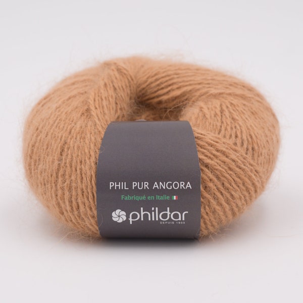 Phil PUR ANGORA, 100% angora, angora yarn, fair trade angora yarn, rabbit wool, angora wool, Phildar angora