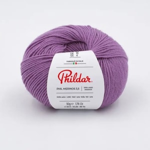Phil MERINOS 3,5, 100% merino yarn, merino wool, classic merino for 3,5 mm needle, extrafine merino, merino extrafine yarn