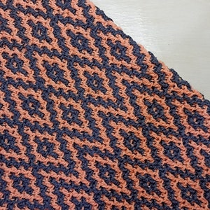 Crochet Mosaic Blanket Pattern, Crochet Blanket Pattern, Crochet Easy Blanket Pattern, Beginner crochet mosaic blanket pattern image 3