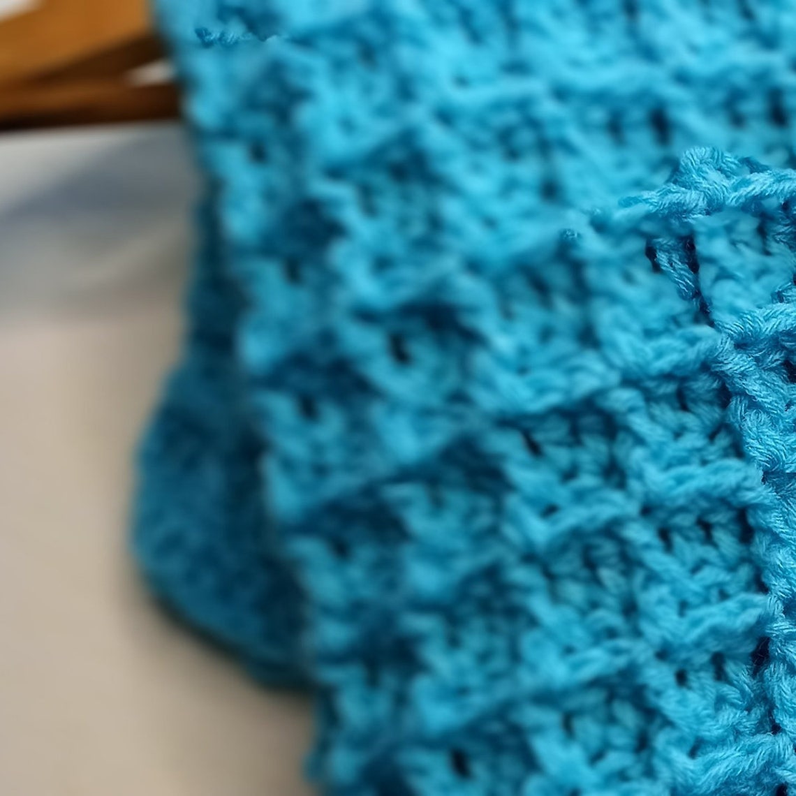 CROCHET Waffle Baby Boy Blanket Pattern Crochet Baby Throw Blanket PDF