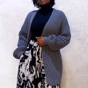 CROCHET PATTERN: Crochet Duster Cardigan Pattern, Crochet Cardigan Pattern, Cardigan Crochet Pattern, Easy Oversized Crochet Sweater