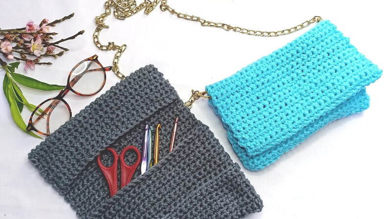 Crochet bag pattern Crochet handbag pattern Crochet purse image 2