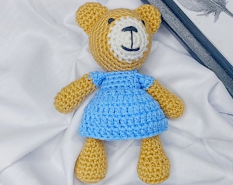 CROCHET PATTERN:  Adorable Crochet Teddy Bear Pattern for Beginners ,Crochet Teddy Bear Pattern, Teddy Bear Crochet Pattern, handmade toy