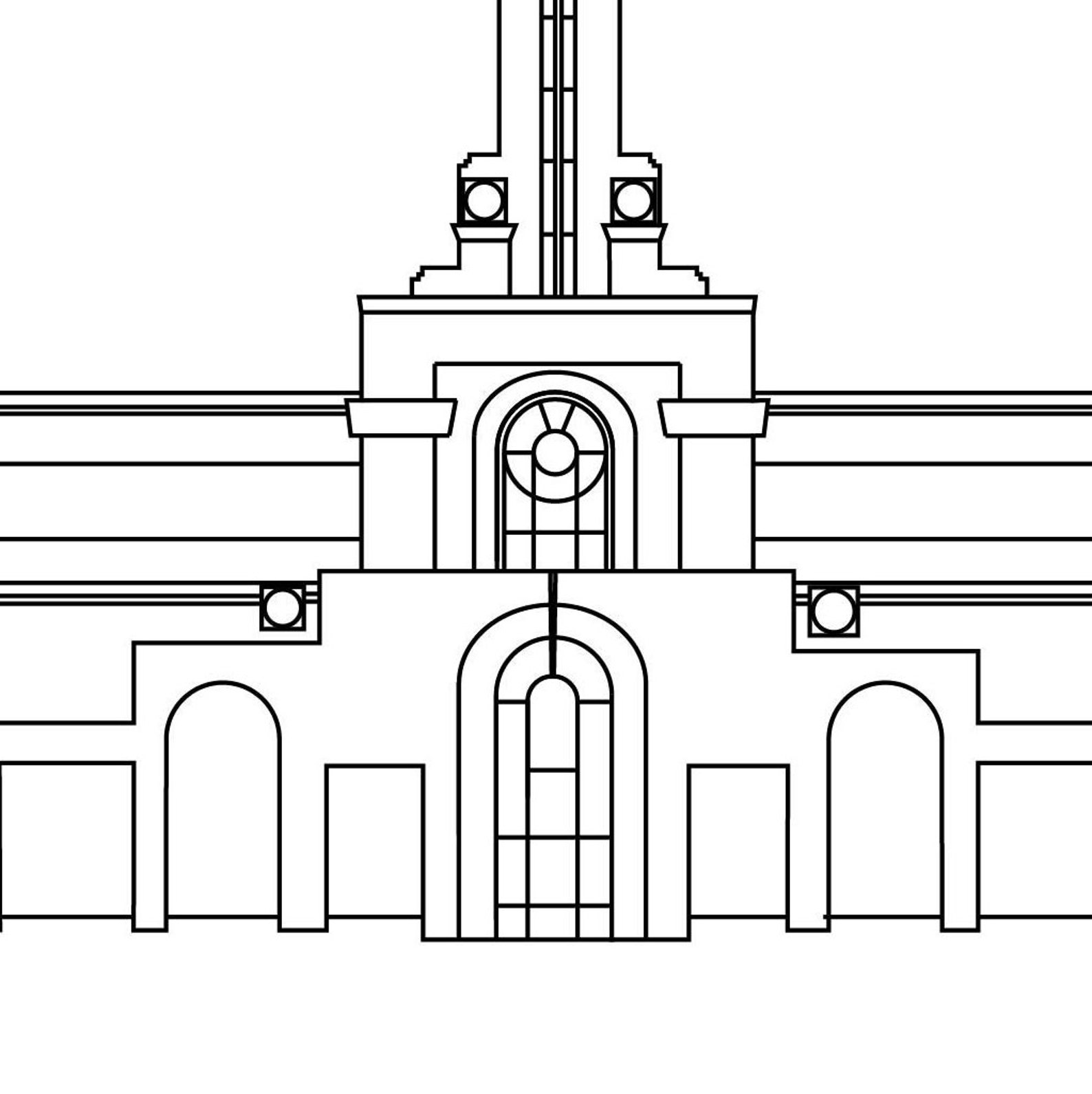 Digital Mount Timpanogos Temple Vector Digital Use - Etsy