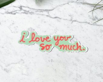 I Love You So Much Etsy I Love You So Much Etsy