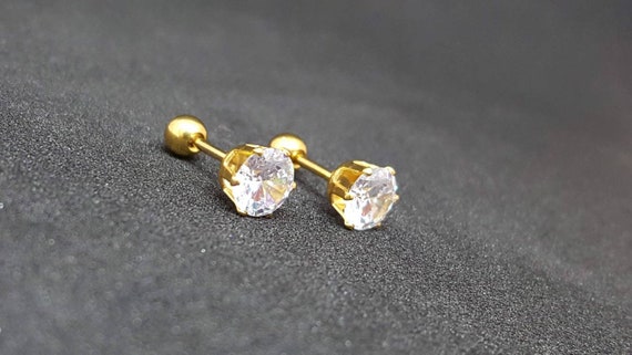 18g 2mm 2.5mm or 3mm Tragus Earring 1/4