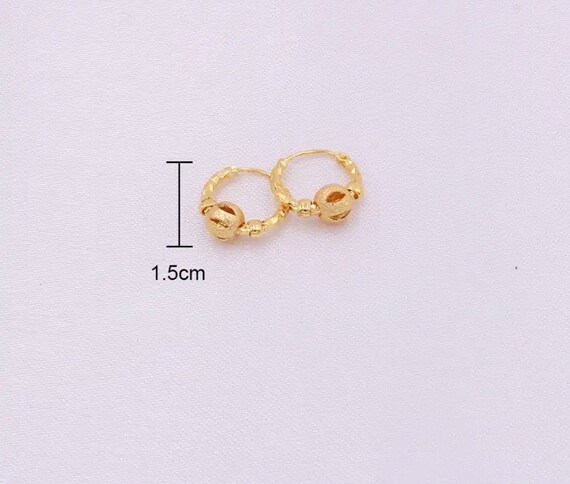 Gold hoop shop earrings for toddlers