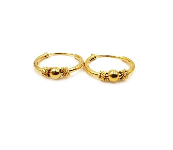 18K Gold Large Galaxy Wrap Hoop Earring | Monica Rich Kosann