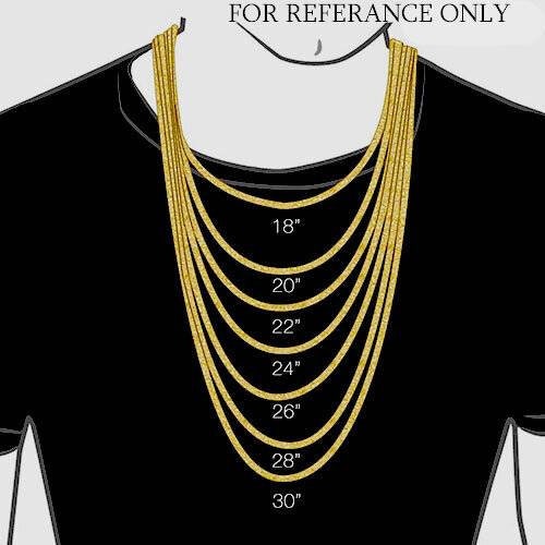 18k Rose Gold Titanium Chain, Rose Gold Chain, Chains, Waterproof, Gifts  for Men, Mens Chain, Cuban Link Chain, Women Necklaces, Rose Gold 