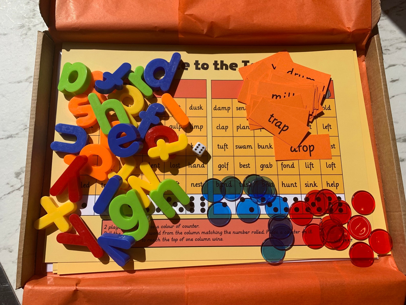 Spelling Learning Box 4 Sound Words - Etsy