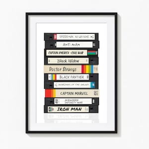 Personalised VHS Tape Poster | Custom Retro Movie Print | Video Cassette Tape Poster | Movie Fan Gift | Custom Wall Art | Birthday Gift